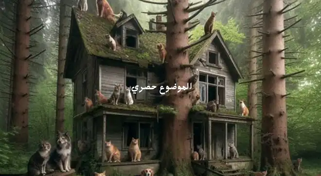 مبنى قديم تحيطه الكلاب والقطط قصة منزل هارول